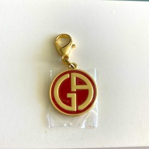 Giorgio Armani Red and Gold Charm